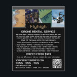 Flyer Drone Collage Banner, Drone Rental Company<br><div class="desc">Bandeja De Colagem De Drones,  Folhetos De Publicidade Da Empresa De Aluguel De Drones Pela Loja De Cartão de visita.</div>
