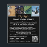 Flyer Drone Collage Banner, Drone Rental Company<br><div class="desc">Bandeja De Colagem De Drones,  Folhetos De Publicidade Da Empresa De Aluguel De Drones Pela Loja De Cartão de visita.</div>