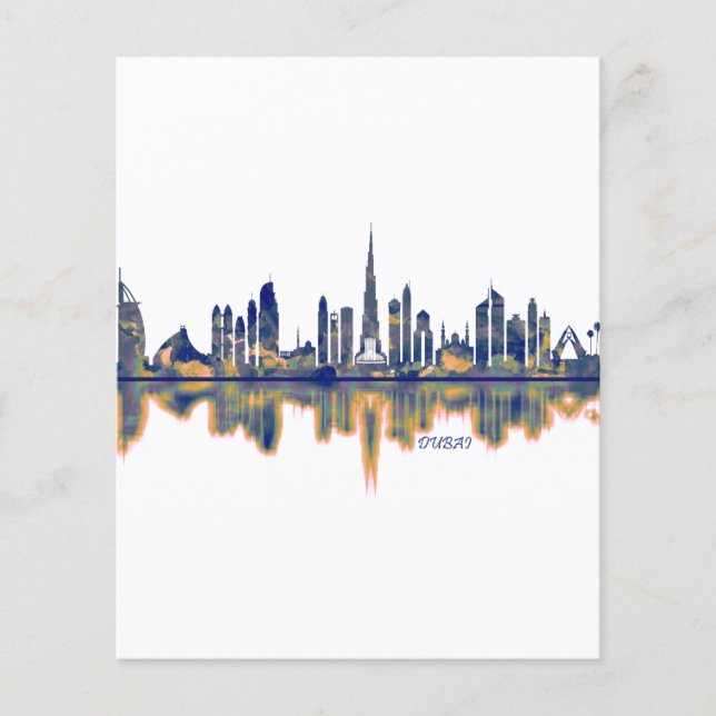 Flyer Dubai Skyline (Frente)
