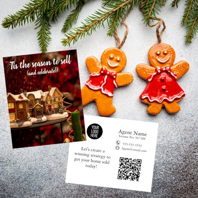 Flyer É a Temporada de Vender Imóveis de Natal (Criador carregado)