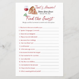 Flyer É o jogo do Chá de panela Amore Bingo