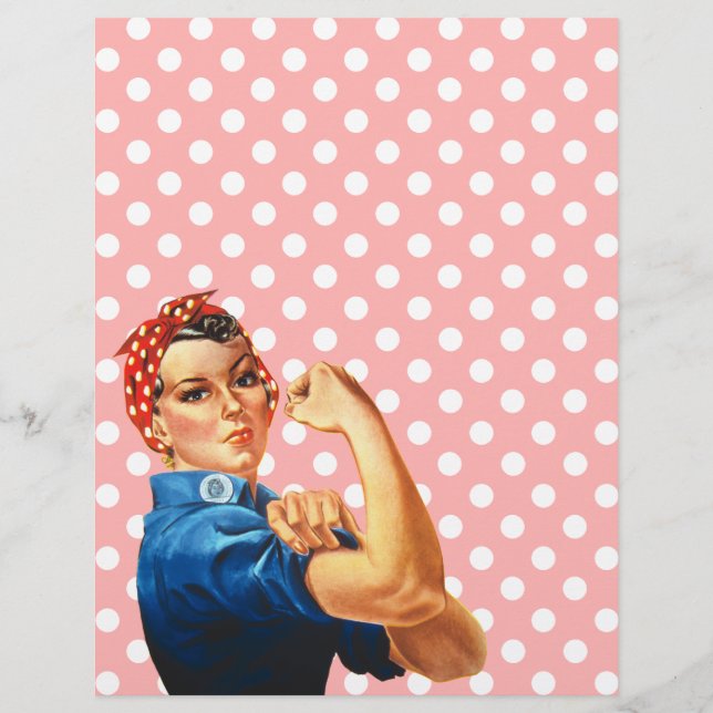 Flyer É o seu Papel de carta Rosie Style (Frente)