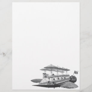 Flyer Eclipse do dirigível de Steampunk da ficção