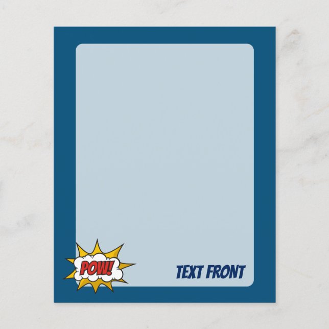 Flyer Efeito Som de Banda Cômica (Frente)