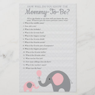 Flyer Elefante cor-de-rosa como bom você conhece as