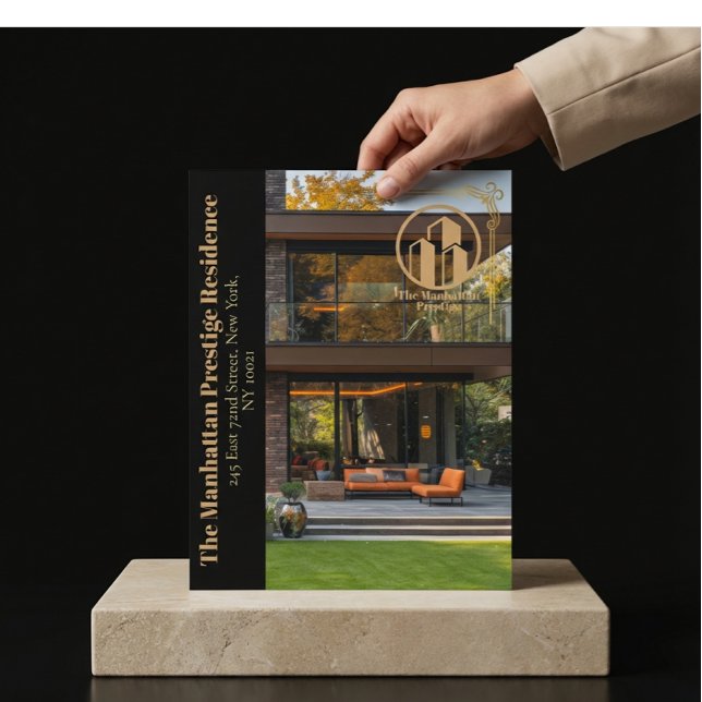 Flyer Elegant Luxury Real Estate Photo Property Listing  (Criador carregado)