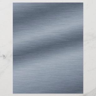 Flyer Elegante de aço escovado Crie seu próprio folhet