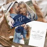Flyer Elegante de Orçamento Salve a Data Foto Manuscrita<br><div class="desc">Casamento de Orçamento Manuscrito Salve os Cartões de Data que têm uma foto na frente e atrás. Os cartões Save the Date Fall, Autumn, Winter, Primavera ou Summer contêm uma tipografia moderna escrita cursiva escrita escrita escrita escrita escrita escrita escrita escrita escrita com letra mão que é elegante, simples e...</div>