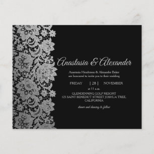 Flyer Elegante Orçamento Convite para cerimônia de cas