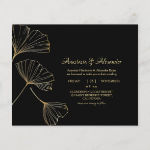 Flyer Elegante Orçamento Convite para cerimônia de cas