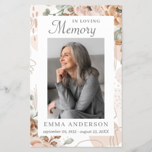 Flyer Em memória de amor   Foto Oração Funeral