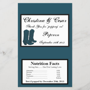 Flyer Embalagem de Microondas Pulverizador Ocidental Blu