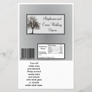 Flyer Embrulho de Barra Grande Hershey's Árvores de Inve