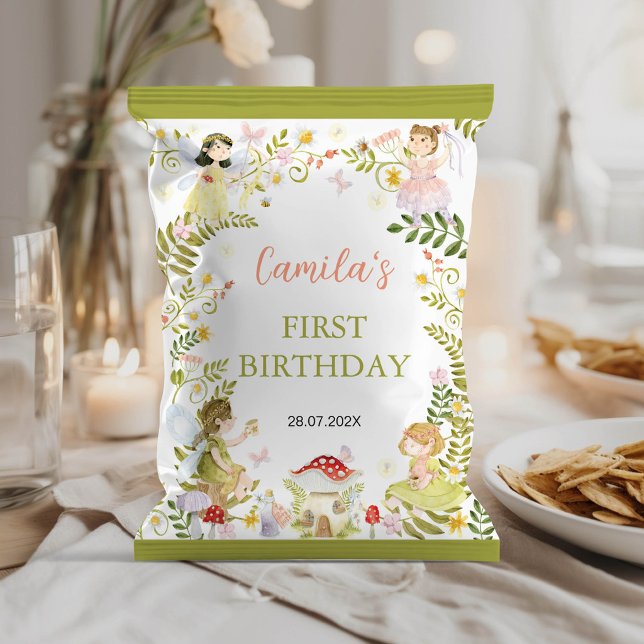 Flyer Embrulho de Saco de Batata Frita Jardim Floral de  (Criador carregado)