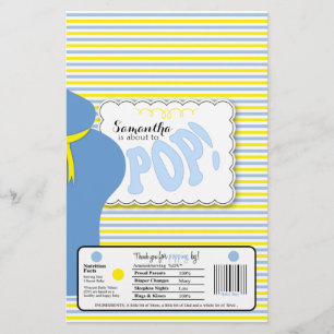 Flyer Embrulho de Saco de Pipoca no Micro-ondas