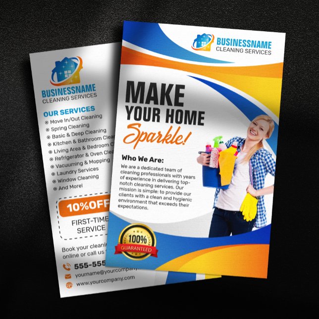 Flyer Empregada Doméstica Limpeza Escritório Casa Serviç (Criador carregado)