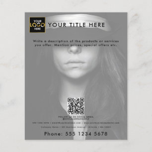 Flyer Empresa Comercialize seu logotipo Aqui Foto do Mar