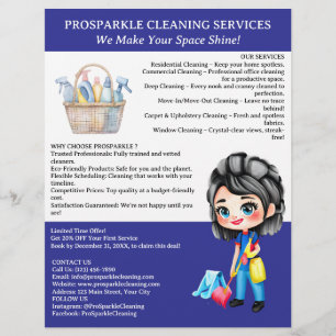 Flyer Empresa de Limpeza Fofa