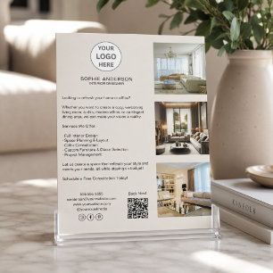 Flyer Empresa de Logotipo Personalizado Moderno