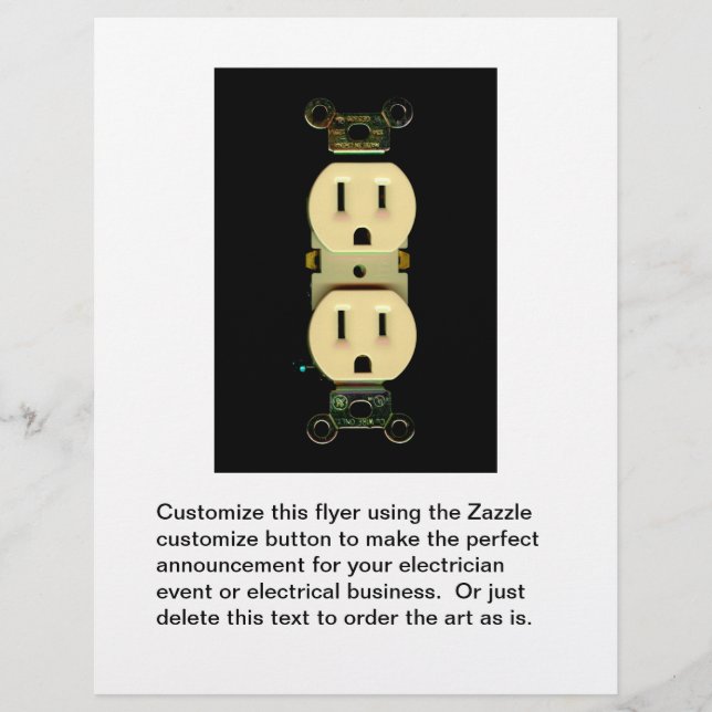 Flyer Empresas elétricas de eletricidade para tomada por (Frente)