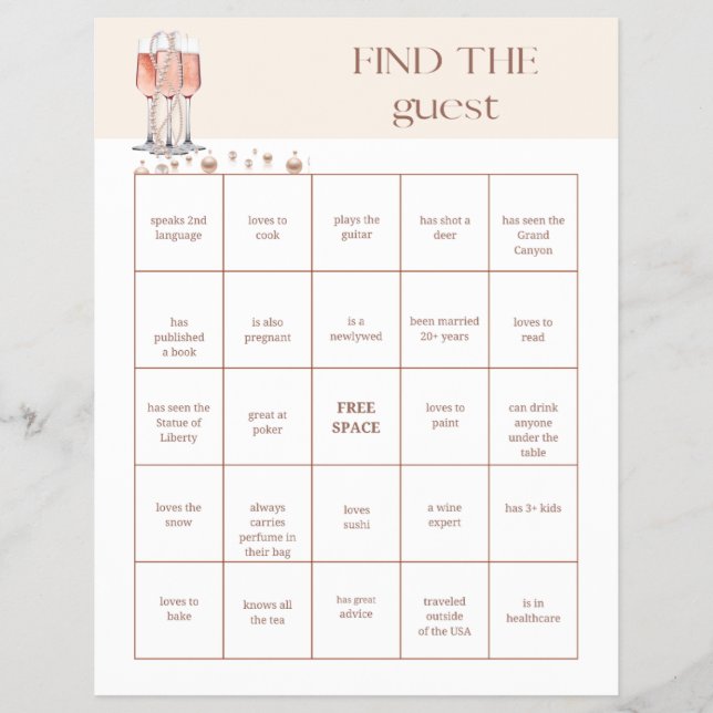 Flyer Encontre o jogo de Chá de panela convidado (Frente)