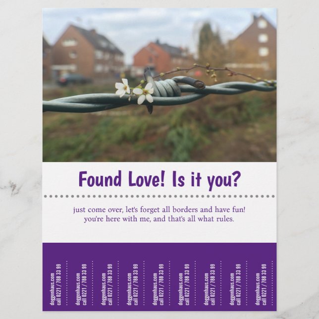 Flyer Encontrei Amor Arranca  (Frente)