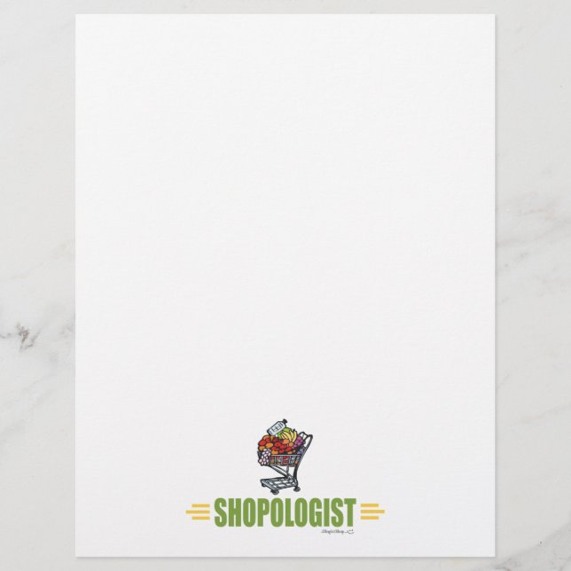 Flyer Engraçado Compro de Grocery (Frente)