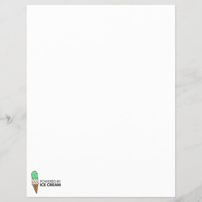 Flyer Equipado com Sorvete (Frente)