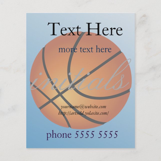 Flyer Especial Super Orçamento de Basquete (Verso)