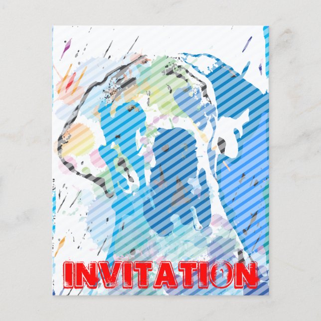 Flyer Esra Harlequin Great Dane (Frente)