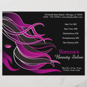 Flyer Estilista de cabelo