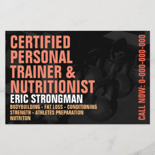 Flyer Estilo moderno do Gym