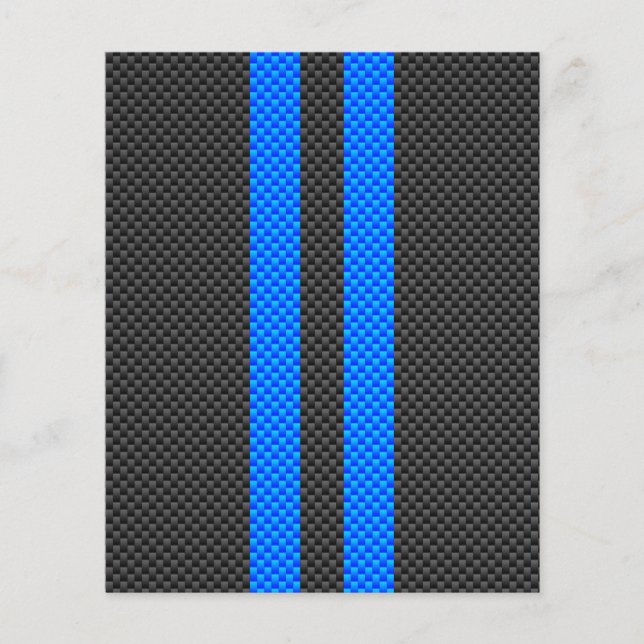 Flyer Estirpes de Corrida de Estilo de Fibra de Carbono  (Frente)