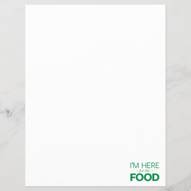 Flyer Estou aqui pela Comida (Frente)