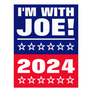 Flyer Estou com o Joe! Eleições Presidenciais Americanas
