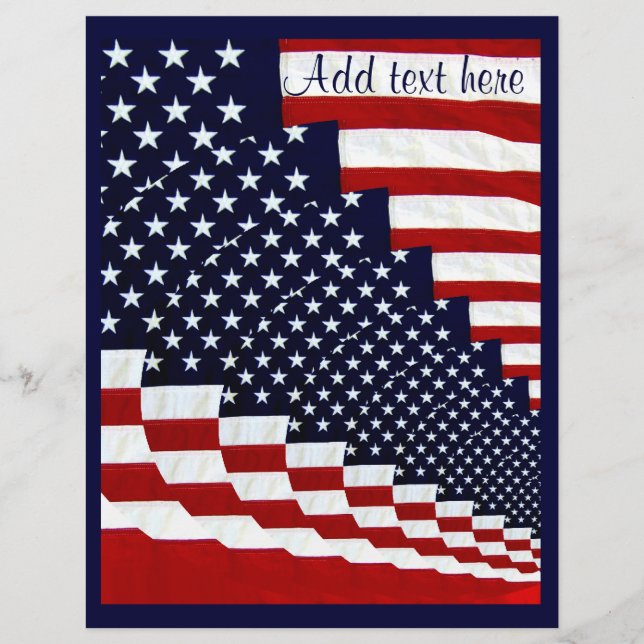 Flyer Estrelas e Stripes Americanos_ (Frente)