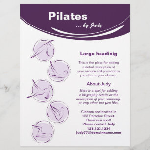 Flyer Estúdio de Pilates