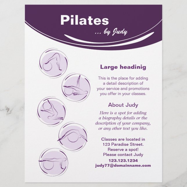 Flyer Estúdio pilates (Frente)