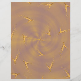 Flyer ET Ginseng Man Scrapbook Paper Bulk Pages