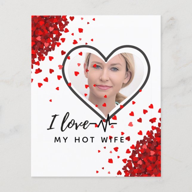 Flyer Eu Amo Minha ESPOSA - Melhor amiga Personalizada F (Frente)