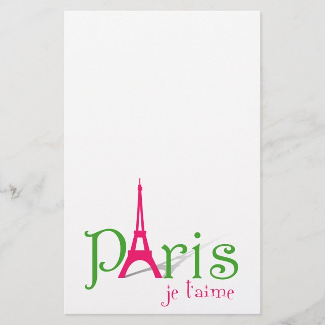 Flyer Eu amo Paris (Frente)