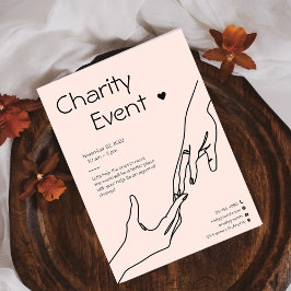 Flyer Evento de Caridade do Fundraiser de Ilustração Mod