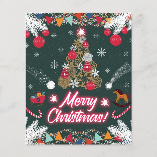 Flyer Evergreen Joy do Natal (Frente)