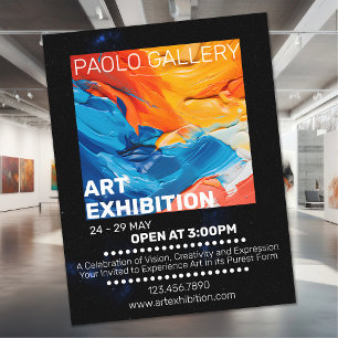 Flyer Exposição de Arte