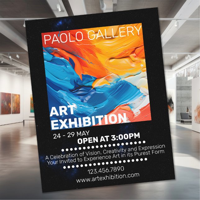 Flyer Exposição de Arte (Criador carregado)