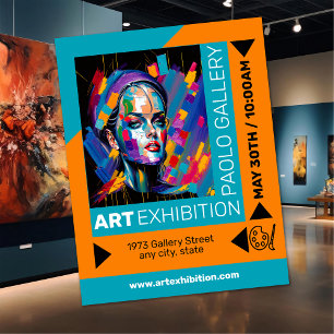 Flyer Exposição de Arte