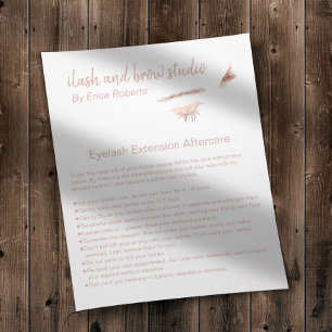 Flyer Eyelash & Makeup Artista de Ocultação