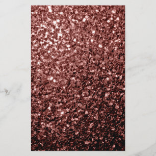 Flyer Faaux Glitter Brown Red Faux