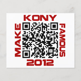 Flyer Faça a Kony um código video famoso Joseph Kony d
