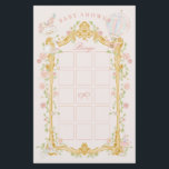 Flyer Fairytale princess carousel baby shower bingo<br><div class="desc">Fairytale princess carousel baby shower bingo flyer - baby shower bingo games ***this design is part of a collection*** _______________________ this design template is fully editable and customizable by you the customer - click personalize further button if you wish to move, add, delete, or make significant changes to the design...</div>